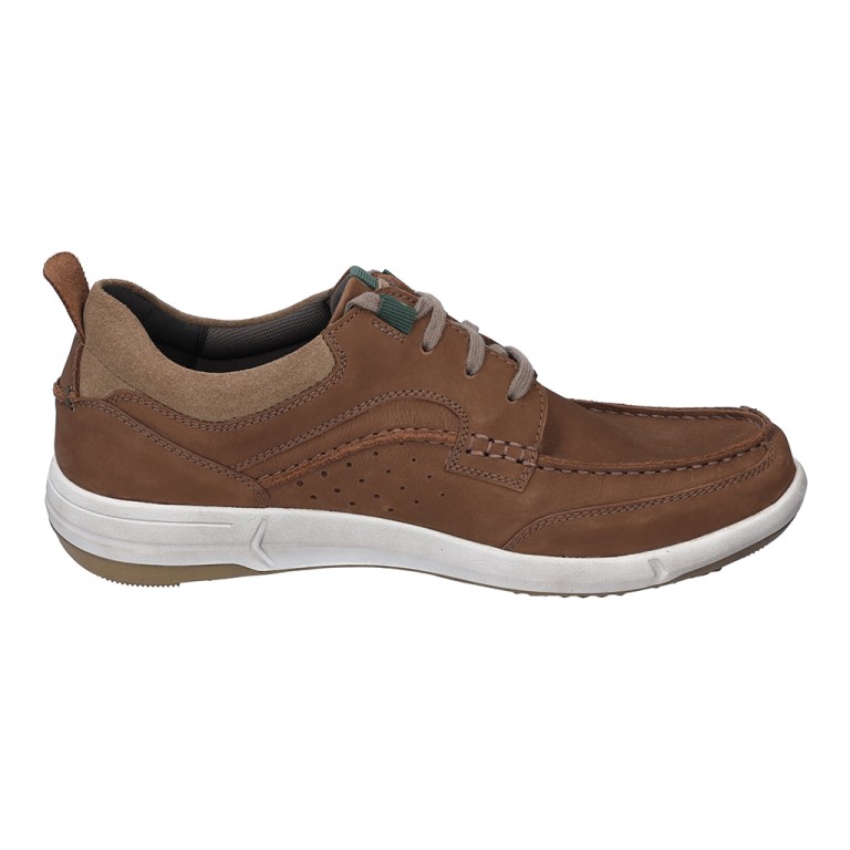 Padmore & Barnes Josef Seibel Mens Enrico 25 Laced Shoe – Brown