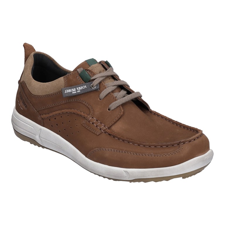 padmore & barnes Josef Seibel Mens Enrico 25 Laced Shoe – Brown