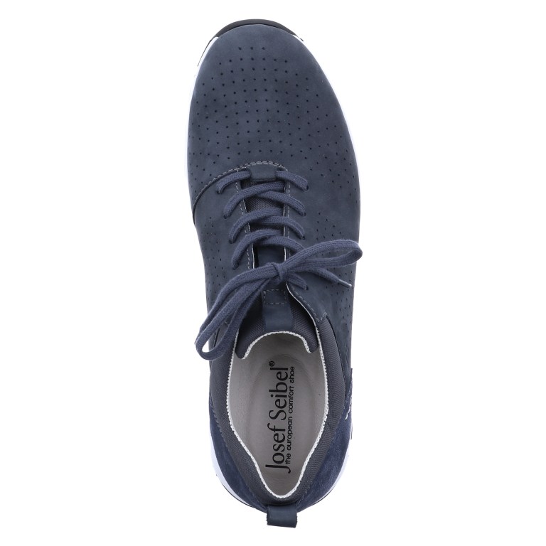 Padmore & Barnes Josef Seibel Mens Noah 02 Laced Shoe – Blue