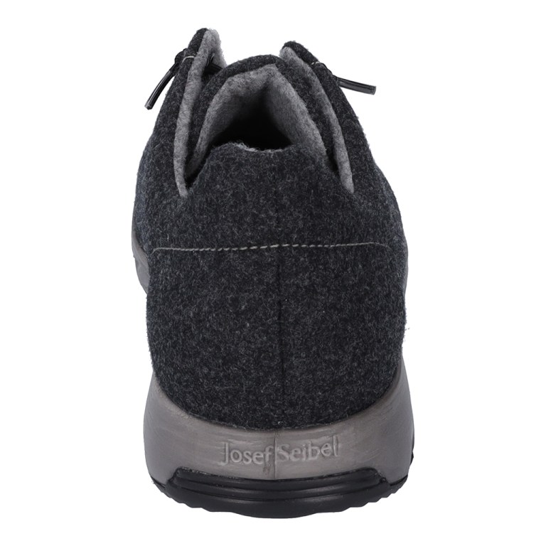 Padmore & Barnes Josef Seibel Mens Noah 05 Laced Shoe – Dark Grey