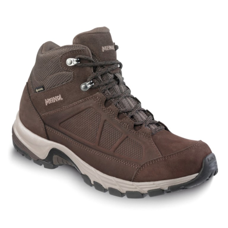 padmore & barnes Meindl Mens Orlando Mid Walking Boot – Dark Brown