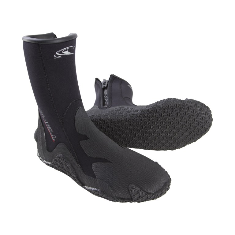 padmore & barnes O-Neill Adult 5mm Zippered Boots – Black