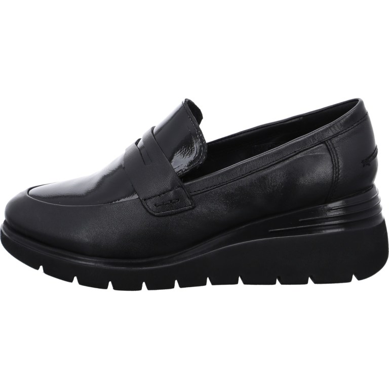 Padmore & Barnes Ara Ladies Bari Loafer – Black
