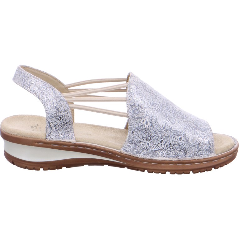 Padmore & Barnes Ara Ladies Hawaii Sandal – Silver