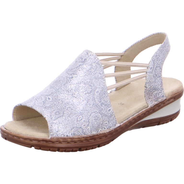 padmore & barnes Ara Ladies Hawaii Sandal – Silver