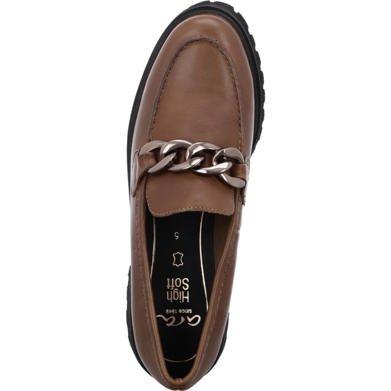 Padmore & Barnes Ara Ladies Kent Loafer – Tan
