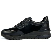 Padmore & Barnes Ara Ladies Neapel Sneaker – Black