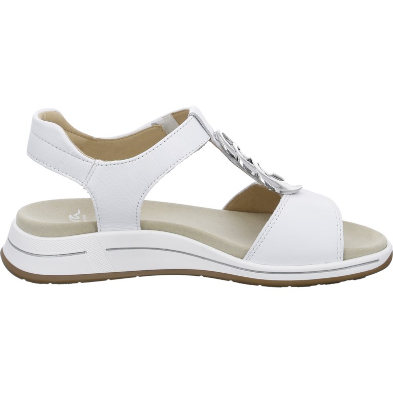 Padmore & Barnes Ara Ladies Osaka Sandal – White