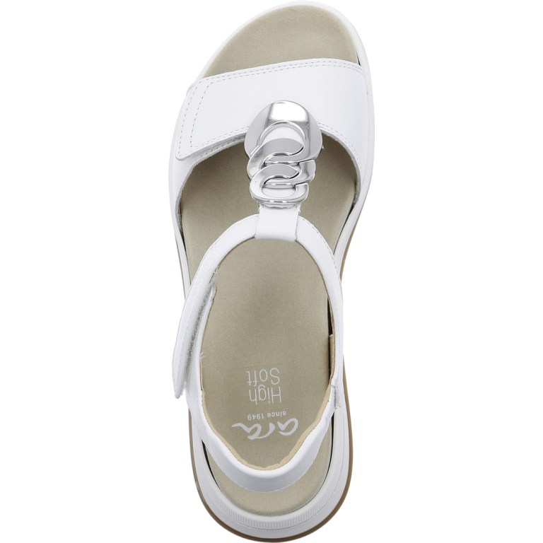 Padmore & Barnes Ara Ladies Osaka Sandal – White