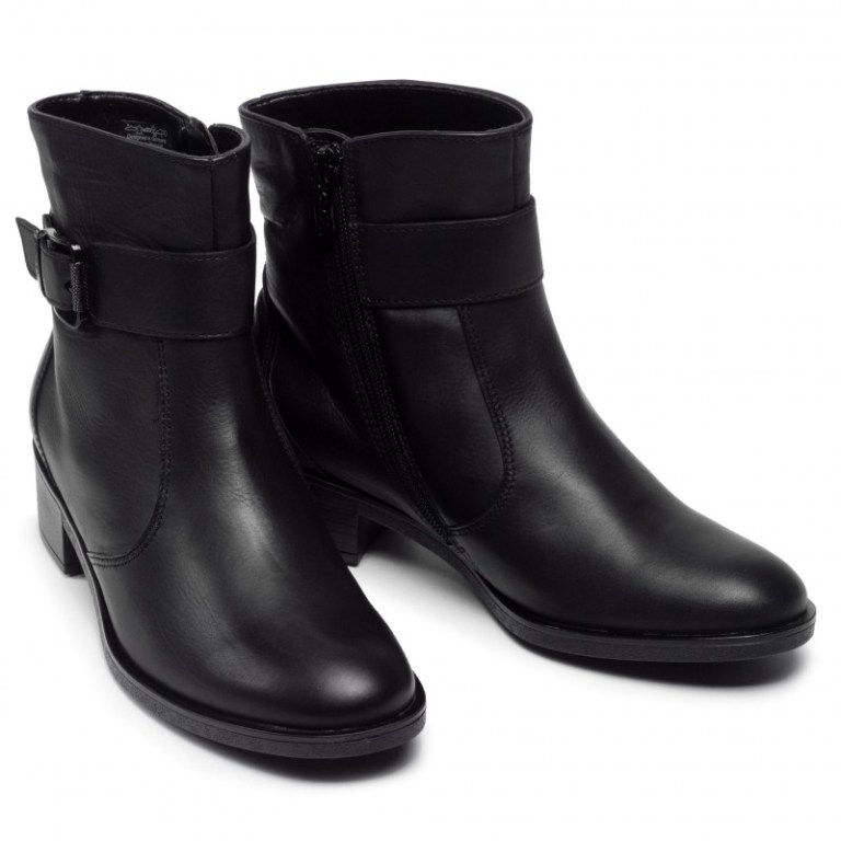 Padmore & Barnes Ara Ladies Parker Ankle Boot – Black