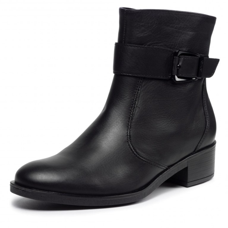 padmore & barnes Ara Ladies Parker Ankle Boot – Black