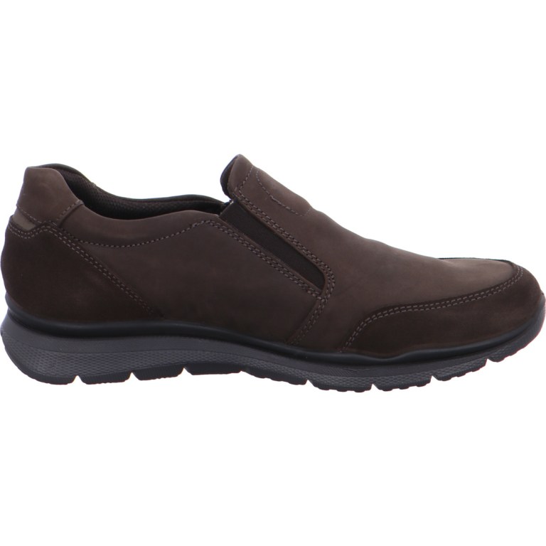 Padmore & Barnes Ara Mens Benjo Slip-on Shoe – Brown