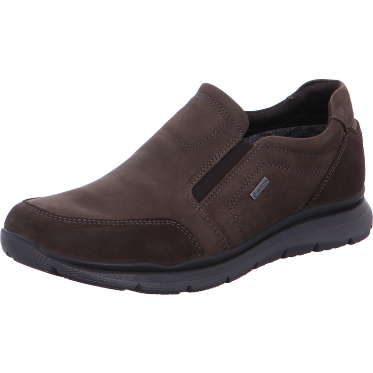 padmore & barnes Ara Mens Benjo Slip-on Shoe – Brown