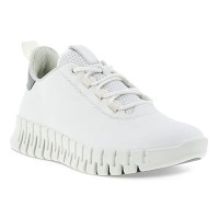 padmore & barnes Ecco Ladies Gruuv Sneaker – White