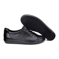 Padmore & Barnes Ecco Ladies Soft 2.0 Shoe – Black