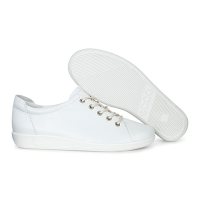 Padmore & Barnes Ecco Ladies Soft 2.0 Shoe – White