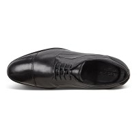 Padmore & Barnes Ecco Mens Citytray Tie Shoe – Black