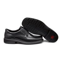 Padmore & Barnes Ecco Mens Helsinki Shoe – Black