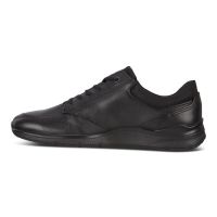 Padmore & Barnes Ecco Mens Irving Shoe – Black