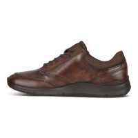 Padmore & Barnes Ecco Mens Irving Shoe – Brown