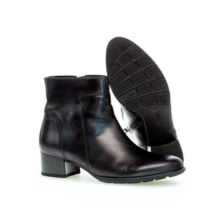 Padmore & Barnes Gabor Ladies Ankle Boot – Black