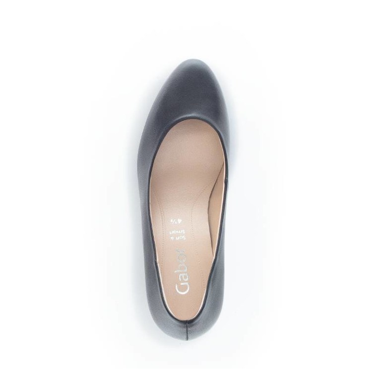 Padmore & Barnes Gabor Ladies High Heel Shoe – Black