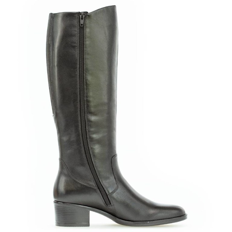 Padmore & Barnes Gabor Ladies Knee High Boot – Black