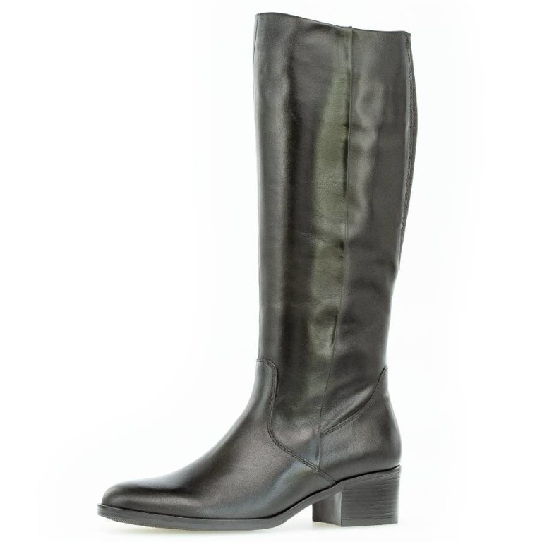 padmore & barnes Gabor Ladies Knee High Boot – Black