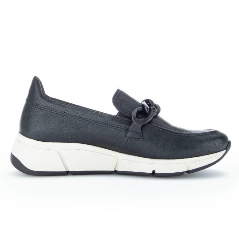 Padmore & Barnes Gabor Ladies Slip On Shoe – Black