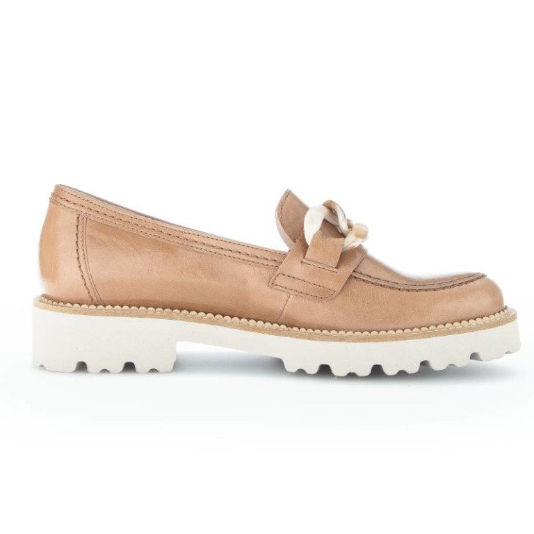 Padmore & Barnes Gabor Ladies Slip On Shoe – Tan