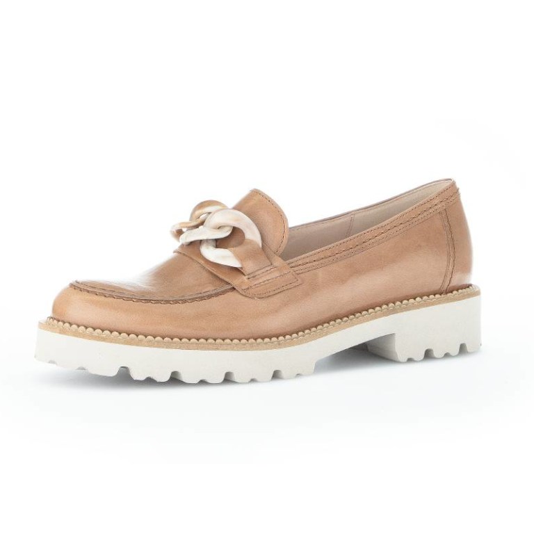 padmore & barnes Gabor Ladies Slip On Shoe – Tan