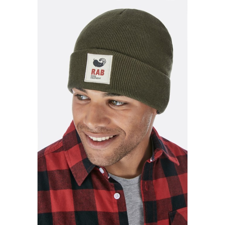 padmore & barnes Rab Unisex Essential Beanie – Khaki