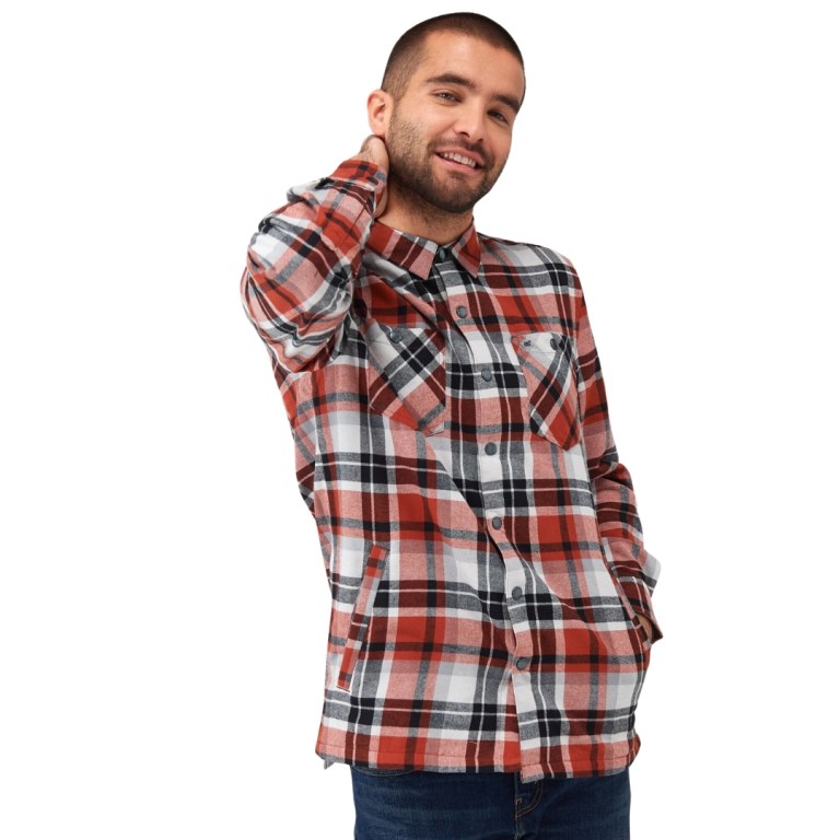 Padmore & Barnes Regatta Thamos Checked Shirt Brown