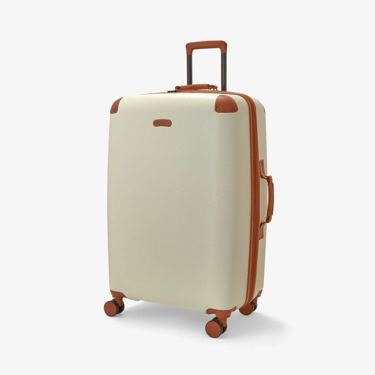 padmore & barnes Rock Carnaby Large Suitcase – Cream