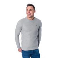 padmore & barnes XV Kings Mens Baptista Jumper – Stone