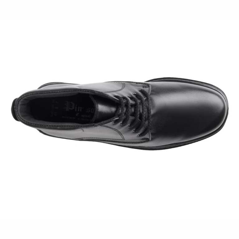 Padmore & Barnes Pinoso 5212 Mens Laced Comfort Boot – Black