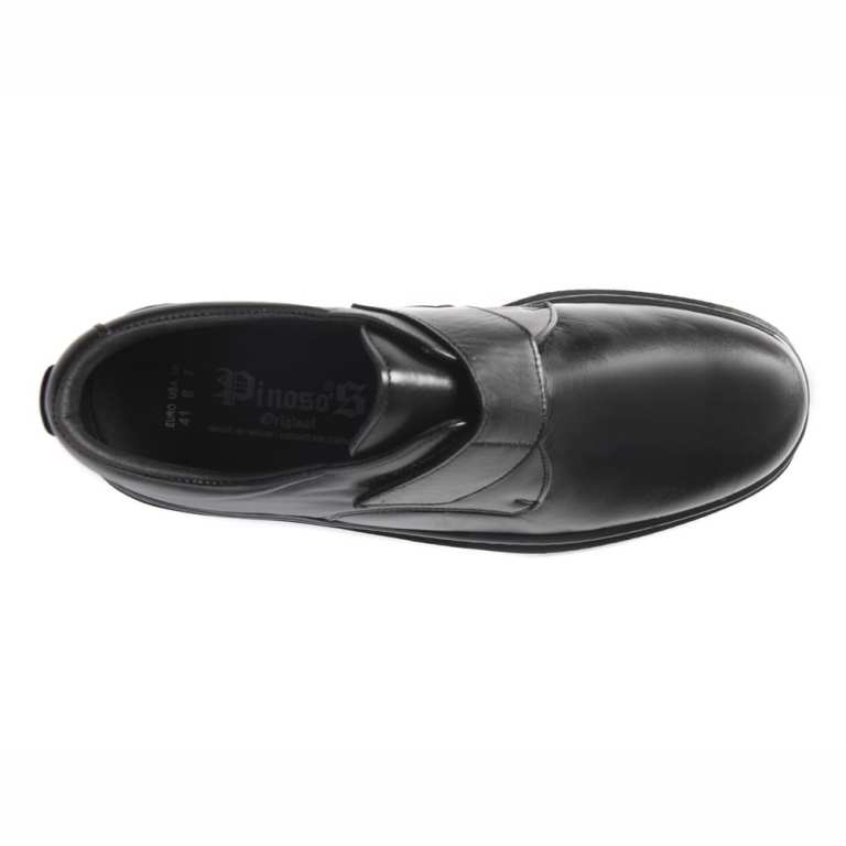 Padmore & Barnes Pinoso 5479 Mens Velcro Comfort Shoe – Black