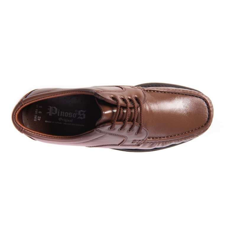 Padmore & Barnes Pinoso 5605 Mens Laced Comfort Shoe – Tan