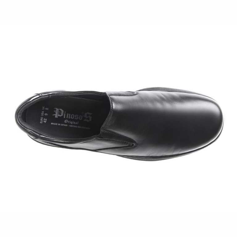 Padmore & Barnes Pinoso 5985 Mens Slip-On Comfort Shoe – Black