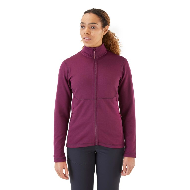 padmore & barnes Rab Ladies Geon Full-Zip Jacket – Eggplant