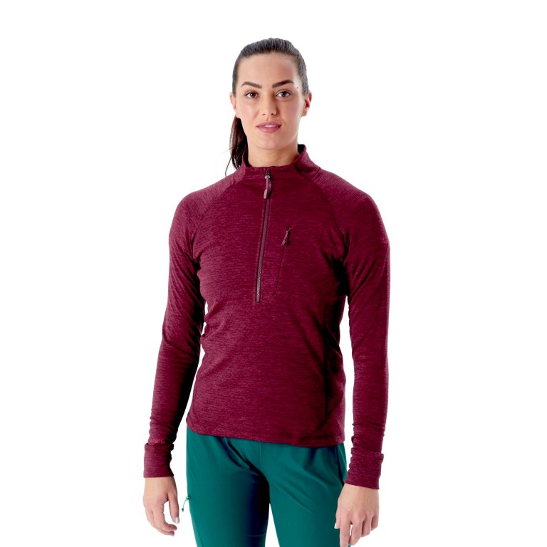 padmore & barnes Rab Ladies Nexus Pull-On Fleece – Deep Heather