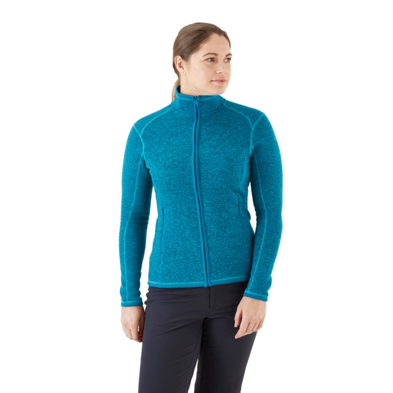 padmore & barnes Rab Ladies Quest Fleece Jacket – Marina Blue