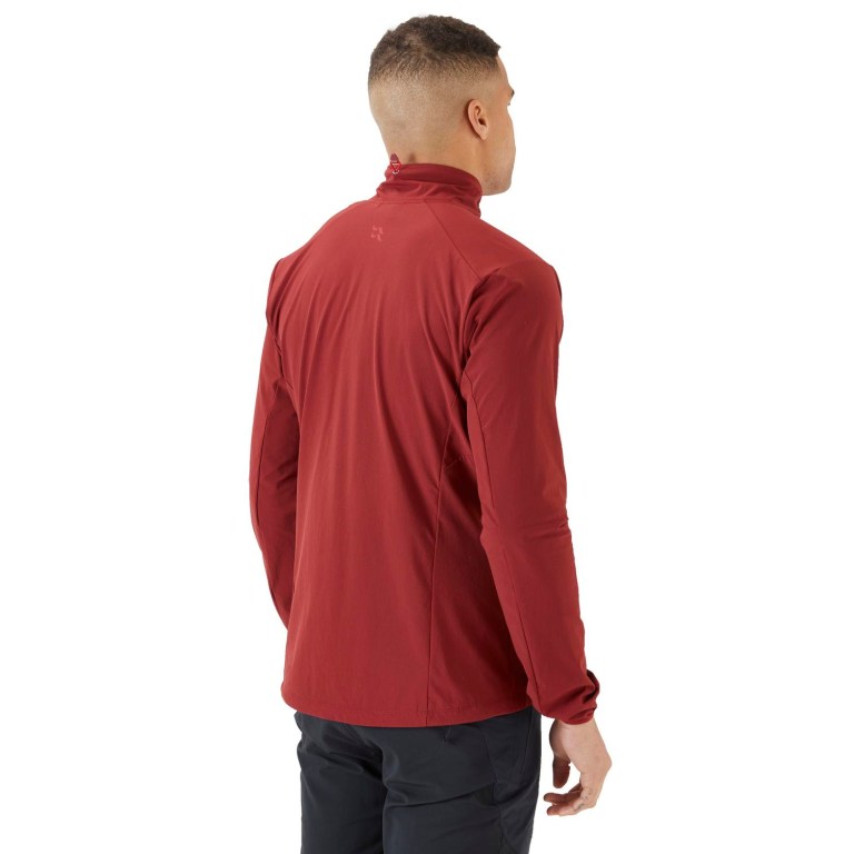 Padmore & Barnes Rab Mens Borealis Tour Jacket – Oxblood Red