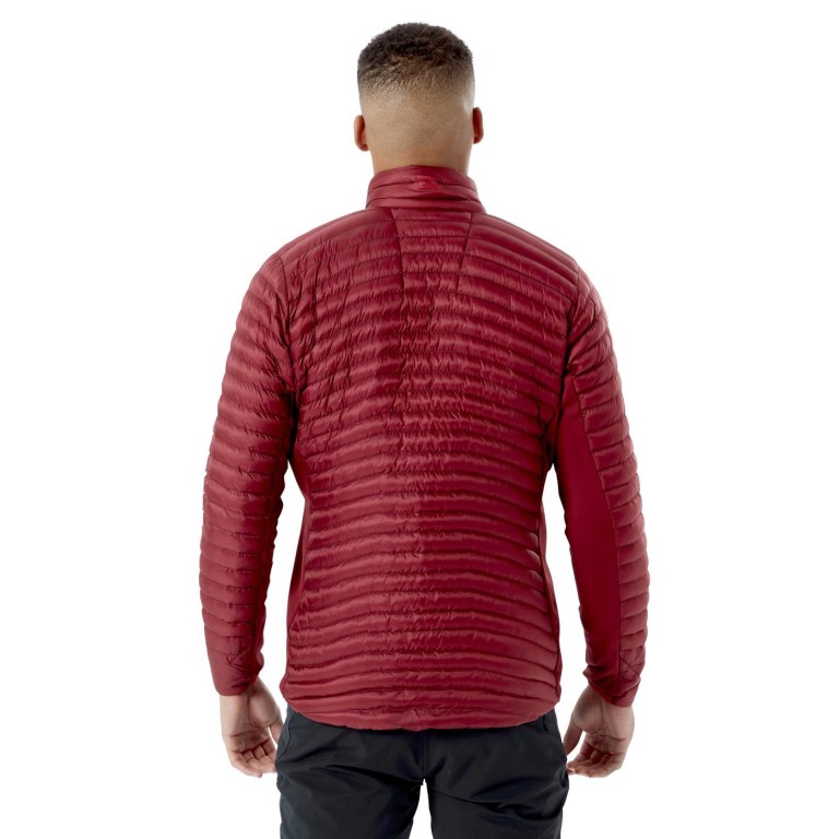 Padmore & Barnes Rab Mens Cirrus Flex 2.0 Insulated Jacket – Oxblood Red