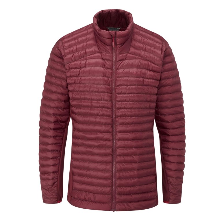 Padmore & Barnes Rab Mens Cirrus Flex 2.0 Insulated Jacket – Oxblood Red