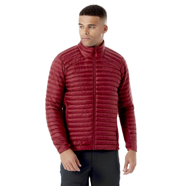 padmore & barnes Rab Mens Cirrus Flex 2.0 Insulated Jacket – Oxblood Red