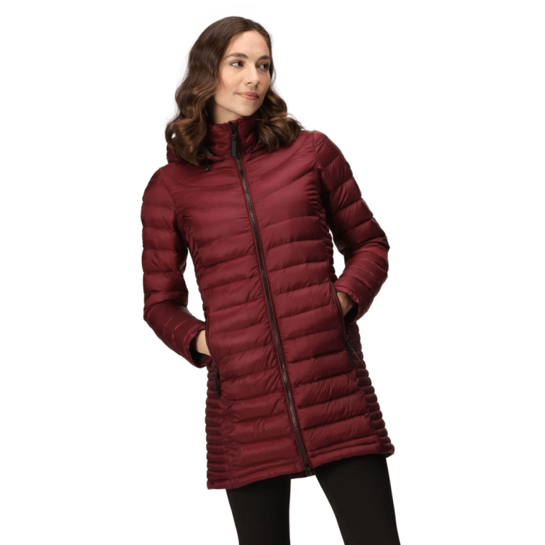 padmore & barnes Regatta Andel III Long Parka Jacket Burgundy