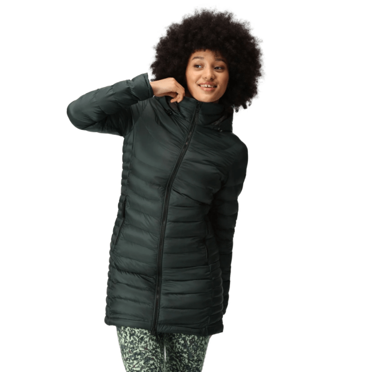 Padmore & Barnes Regatta Andel III Long Parka Jacket Dark Green