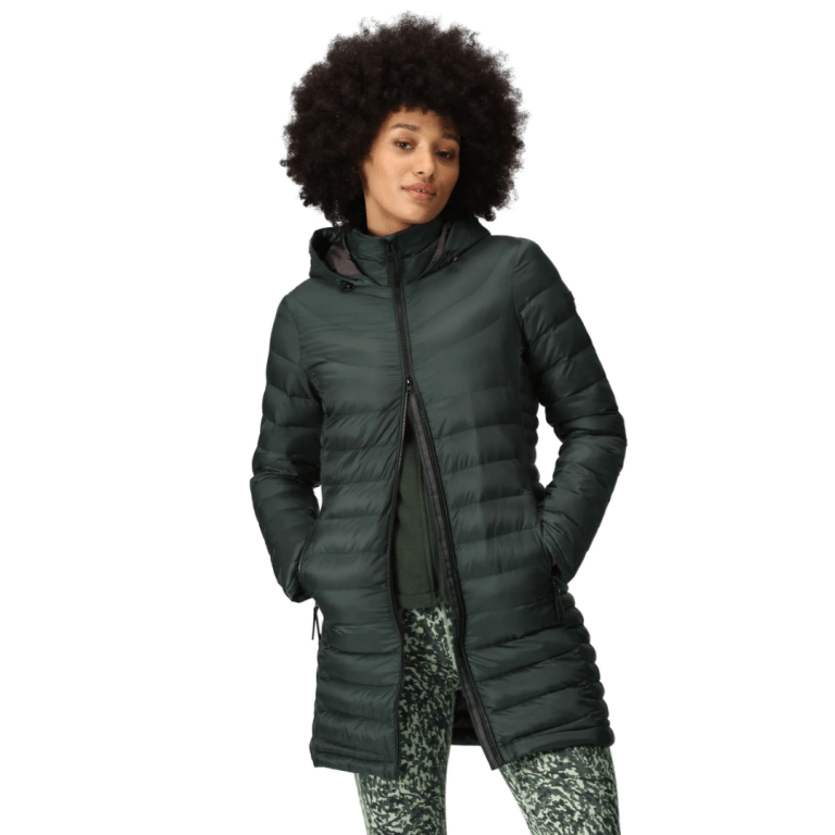 Padmore & Barnes Regatta Andel III Long Parka Jacket Dark Green