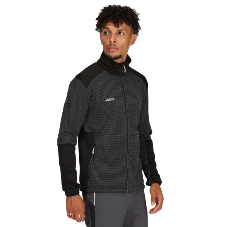 padmore & barnes Regatta Highton Fz III Jacket Seal Grey Black